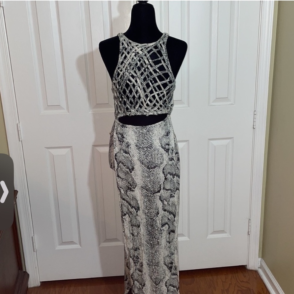Indah Python Long Sexy Dress, Small - image 4